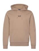 Sweatshirt Tops Sweatshirts & Hoodies Hoodies Beige EA7