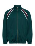 Track Full Zip Through Sweatshirt Sweatshirt Trøje Green Scotch & Soda