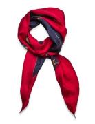 Print Silk Twill Diamond Scarf Accessories Scarves Lightweight Scarves...