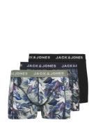 Jacbrady Flower Trunks 3 Pack Sn Boxershorts Blue Jack & J S