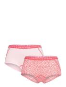 Tina Hipster 2Pk Sport Panties Hipster & Boyshorts Pink Kari Traa