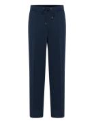 Kajenny Straight Pants Bottoms Trousers Wide Leg Navy Kaffe