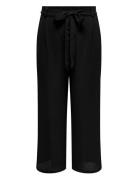 Carlux Life Palazzo Ankle Pant Noos Bottoms Trousers Wide Leg Black ON...