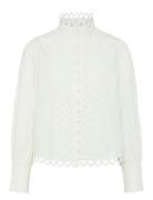 Yasjane Ls Shirt S. Tops Shirts Long-sleeved White YAS