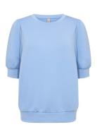 Sc-Banu Tops Sweatshirts & Hoodies Sweatshirts Blue Soyaconcept