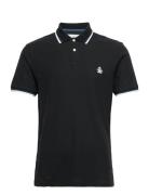 Tipped Polo Org Piq Tops Polos Short-sleeved Black Original Penguin