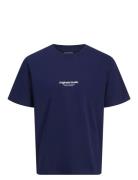 Jorvesterbro Tee Ss Crew Neck Noos Jnr Tops T-Kortærmet Skjorte Navy J...