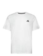 Tr-Es Base T Tops T-Kortærmet Skjorte White Adidas Performance