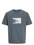 Jorvesterbro Picture Tee Ss Crew Jnr Tops T-Kortærmet Skjorte Grey Jac...