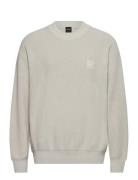 Acircolo Tops Knitwear Round Necks White BOSS