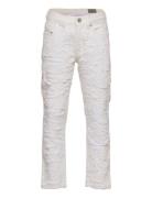 Mharky-J Trousers Bottoms Jeans Regular Jeans White Diesel