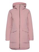 Folka Wns Parka 5 Outerwear Rainwear Rain Coats Pink Didriksons