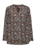 Sc-Gisele Tops Blouses Long-sleeved Multi/patterned Soyaconcept