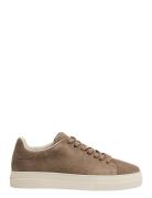 Slhdavid Chunky Suede Sneaker Noos Low-top Sneakers Beige Selected Hom...