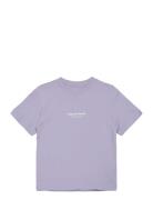 Jorvesterbro Tee Ss Crew Neck Noos Mni Tops T-Kortærmet Skjorte Purple...