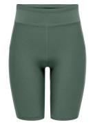 Onpnew Jana-2 Hw Long Pck Shorts Sport Shorts Cycling Shorts Green Onl...