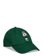 Polo Bear Twill Ball Cap Accessories Headwear Caps Green Polo Ralph La...