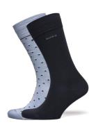 2P Rs Dots Vi Bamboo Underwear Socks Regular Socks Blue BOSS