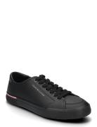 Core Corporate Vulc Leather Low-top Sneakers Black Tommy Hilfiger