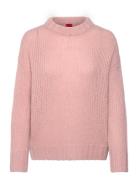 Sloossy Tops Knitwear Jumpers Pink HUGO