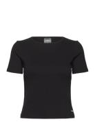 Ease Ribbed Short Sleeve Sport Women Sport Clothing Sports Tops & T-sh...