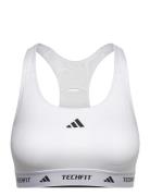 Tf Bra Sport Women Sport Clothing Sport Bras - All White Adidas Perfor...