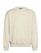 Callan Crew Neck Tops Sweatshirts & Hoodies Sweatshirts Cream J. Linde...