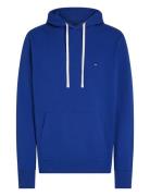 Essential Terry Hoody Tops Sweatshirts & Hoodies Hoodies Blue Tommy Hi...