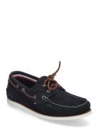 Th Boat Shoe Core Suede Sejlersko Sko Navy Tommy Hilfiger