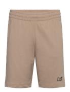 Bermuda Bottoms Shorts Sweat Shorts Beige EA7