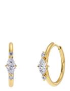 Trinny Hoops Accessories Jewellery Earrings Hoops Gold Edblad