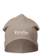 Logo Beanie - Tender Taupe Accessories Headwear Hats Beanie Brown Elod...