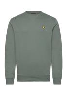 Crew Neck Sweatshirt Tops Sweatshirts & Hoodies Sweatshirts Green Lyle...