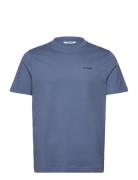 Dune Logo Ss Gots Tops T-Kortærmet Skjorte Blue Gabba