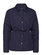 Classic Quilted Jacket Quiltet Jakke Navy Lexington Clothing