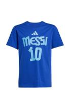 Y Messi N&N G T Sport T-Kortærmet Skjorte Blue Adidas Performance