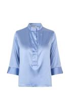 Danittadea Tops Blouses Long-sleeved Blue Dea Kudibal