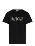 Short Sleeves Tee-Shirt Tops T-Kortærmet Skjorte Black BOSS