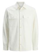 Jprccraymond Spring Solid Overshirt Sn Tops Overshirts White Jack & J ...