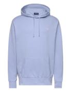 Loopback Fleece Hoodie Tops Sweatshirts & Hoodies Hoodies Blue Polo Ra...