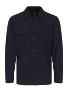Madamo Tops Overshirts Navy Matinique