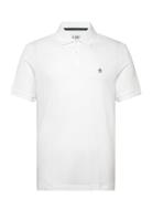 Daddy Tncl Piq Stick Tops Polos Short-sleeved White Original Penguin