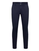 Slim Everyday Chino Bottoms Trousers Chinos Navy GANT