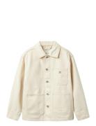 Nkmjames Oz Twi Shirt 5647-Aa B Skaljakke Outdoorjakke Cream Name It