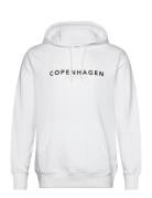 Copenhagen Sweat Hoodie Tops Sweatshirts & Hoodies Hoodies White Lindb...