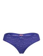 Marine Thong Lingerie Panties Brazilian Panties Navy Hunkemöller