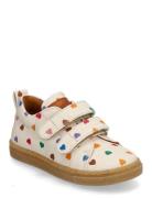 Shoes - Flat - With Velcro Low-top Sneakers Cream ANGULUS