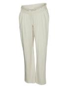 Mlivy Jrs Pants Noos Bottoms Trousers Joggers Cream Mamalicious