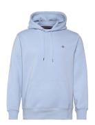 Reg Shield Hoodie Tops Sweatshirts & Hoodies Hoodies Blue GANT