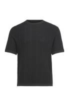 Anf Mens Sweaters Tops T-Kortærmet Skjorte Black Abercrombie & Fitch